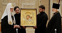 Святейший Патриарх Кирилл возглавил торжественный акт, посвященный 20-летию Православного Свято-Тихоновского гуманитарного университета