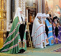 Слово Святейшего Патриарха Кирилла в неделю 25-ю по Пятидесятнице по окончании Литургии в Храме Христа Спасителя
