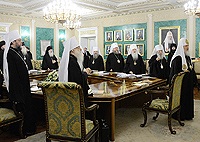 Завершился первый день заседаний Священного Синода Русской Православной Церкви
