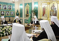 Завершилось последнее в 2012 г. заседание Священного Синода