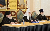 Святейший Патриарх Кирилл возглавил расширенное заседание Епархиального совета города Москвы