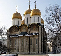 В праздник Собора Пресвятой Богородицы Предстоятель Русской Церкви совершил Литургию в Успенском соборе Московского Кремля