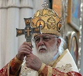 Поздравление Святейшего Патриарха Кирилла Святейшему Католикосу-Патриарху всея Грузии Илии II с 80-летием со дня рождения