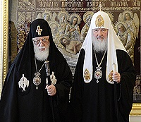 Святейший Патриарх Кирилл встретился с Предстоятелем Грузинской Православной Церкви