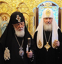 В Патриаршей резиденции в Переделкино состоялась встреча Предстоятелей Русской и Грузинской Православных Церквей