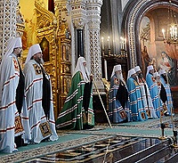 Слово Святейшего Патриарха Кирилла в день памяти св. равноап. Нины после Литургии в Храме Христа Спасителя