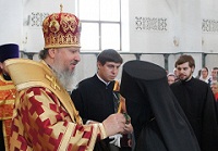 Патриаршее поздравление епископу Брянскому Александру с 60-летием со дня рождения