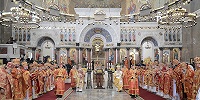 Предстоятели Иерусалимской и Русской Церквей совершили освящение Никольского Морского собора в Кронштадте