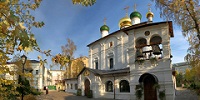 В ходе пожара в Сретенском монастыре горело здание духовной семинарии