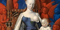 В Мадриде выставлена «Мадонна с Младенцем и ангелами» кисти Жана Фуке