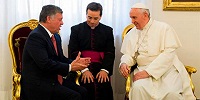 Папа Франциск принял короля Иордании Абдаллу II