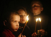 В праздновании Пасхи в Москве приняли участие около 300 тысяч человек