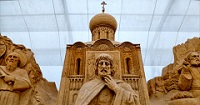 К 700-летию Сергия Радонежского в Ростове открылась выставка песчаных скульптур