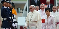 Папа Римский Франциск впервые посетил Южную Корею