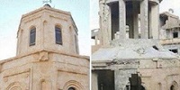 Обнародовано фото взорванной в сирийском Дейр эз-Зоре армянской церкви памяти жертв геноцида