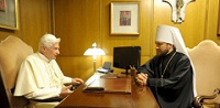 Председатель ОВЦС встретился с почетным Папой Бенедиктом XVI