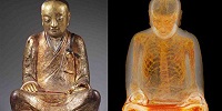 Внутри статуи Будды нашли мумию буддийского монаха