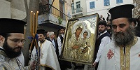 Чудотворная икона Божией Матери «Иерусалимская» доставлена в Афины