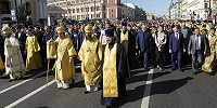 В Санкт-Петербурге прошел 100-тысячный крестный ход в честь св. Александра Невского