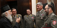 Патриарх Сербский Ириней встретился с начальником Главного штаба Вооруженных сил Сербии