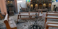 17 церквей и христианских святынь разрушено и осквернено джихадистами "Исламского государства" в Сирии