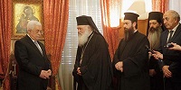 Предстоятель Элладской Православной Церкви встретился с главой Палестинской автономии