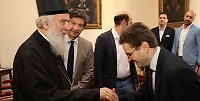 Патриарх Сербский Ириней встретился с участниками международного конгресса византологов