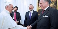 Папа Франциск встретился с лидерами Всемирного еврейского конгресса