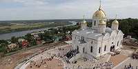 Патриарший наместник Московской епархии освятил Преображенский собор и Никитский храм в подмосковской Кашире