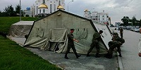 Палаточный городок для паломников откроется в центре Екатеринбурга в рамках "Царских дней"