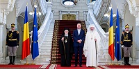 Константинопольский Патриарх Варфоломей и Патриарх Румынский Даниил встретились с президентом Румынии Клаусом Иоханнисом