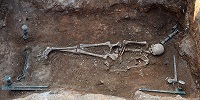 Первое неповрежденное «кроватное» захоронение найдено в Греции