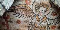 Усыпальницы с росписями XIV в. найдены в Брюгге
