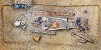 В Баварии обнаружены два захоронения VI в. н.э.