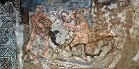В Турции найдена уникальная мозаика с изображением 12 подвигов Геракла