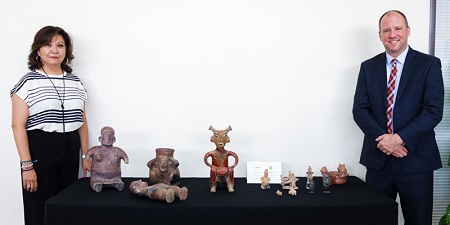 В Мексику возвращены древние артефакты, обнаруженные в запасниках музея в США