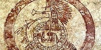 Доиспанская иконография найдена на фресках колониальных церквей середины XVI века в Мексике