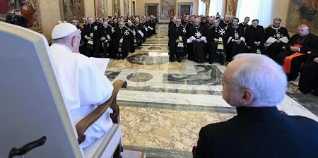 Папа Франциск встретился с руководством Мальтийского ордена
