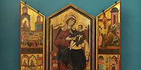 Восстановленный триптих Святой Клары выставлен в Национальной пинакотеке Сиены