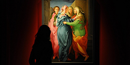 «Посещение Марии Елизаветой» Понтормо временно переместят из церкви на виллу Медичи