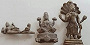 Три 400-летних бронзовых идола найдены во время строительства дома в Индии
