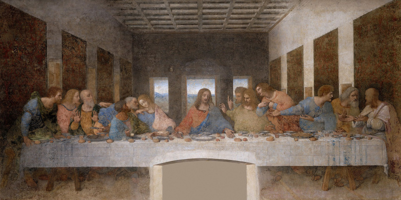 Копия начала XVI в. позволяет реконструировать фреску �Тайная вечеря� Леонардо да Винчи