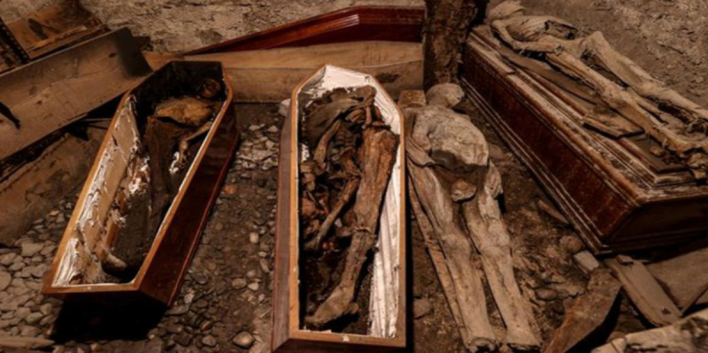Румынский мигрант совершил разрушительное нападение на древние мумии в церкви Святого Михана в Дублине