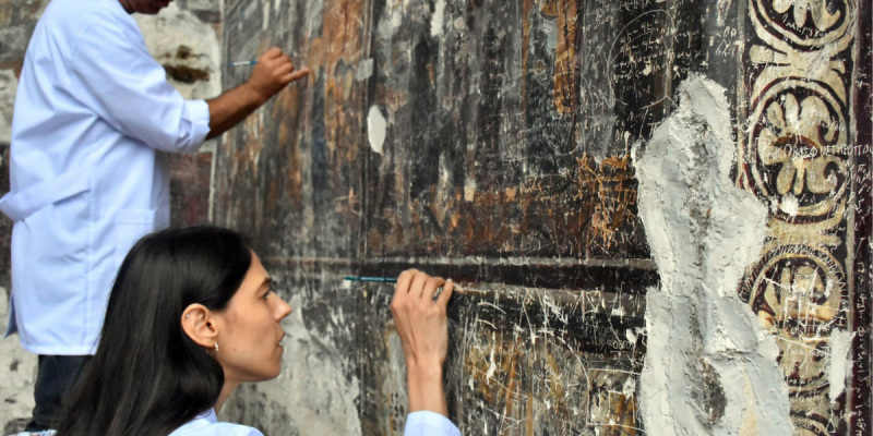 В Турции реставрируют фрески церкви Божией Матери Скалы в монастыре Панагия Сумела