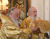 Святейший Патриарх Алексий совершил богослужения в церкви Двенадцати апостолов Патриарших палат Кремля
