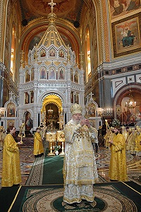 Русская Православная Церковь поздравила Предстоятеля с Неделей Торжества Православия, праздником памяти свт. Алексия и Днем Тезоименитства
