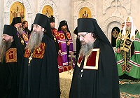 Святейший Патриарх совершил чин наречения архимандрита Романа (Гаврилова) во епископа Серпуховского, викария Московской епархии