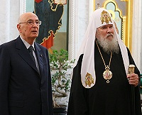 Интервью Святейшего Патриарха Московского и всея Руси Алексия II и президента Италии Джорджо Напполитано
