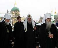 Святейший Патриарх Алексий встретился с зарубежными гостями богословской конференции «Эсхатологическое учение Церкви»