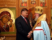 На Казанском вокзале Москвы освящен храм в честь Казанской иконы Божией Матери